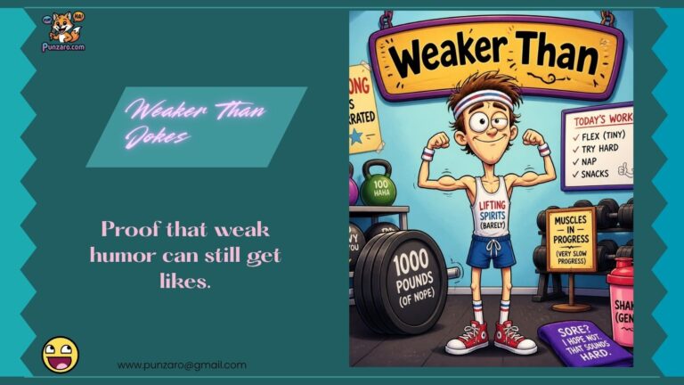 Weaker Than Jokes