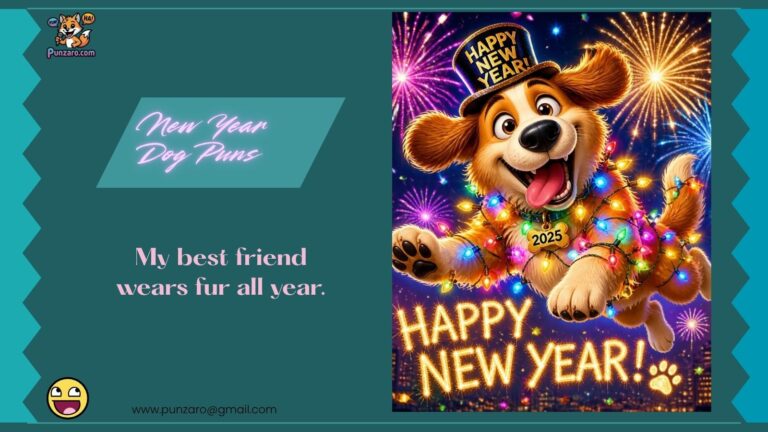 New Year Dog Puns